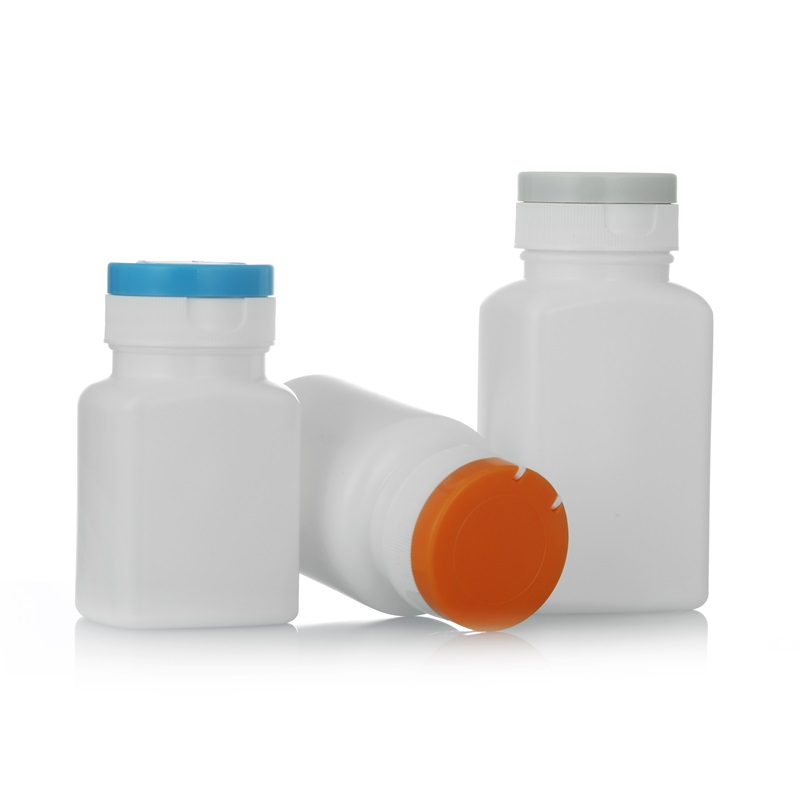 PE Oral solid bottle (Two color cover)