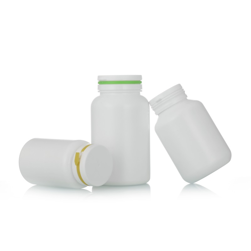 PE Oral solid bottle with Tear pull cover